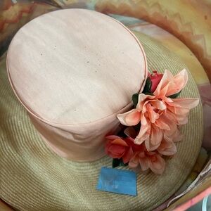 Elegant Pink Floral Women's Hat